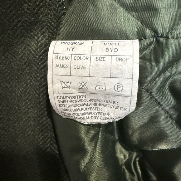 Emerald Isle Weaving Wool Blend Herringbone Vest – Size 44 (Handmade) - Picture 5 of 11